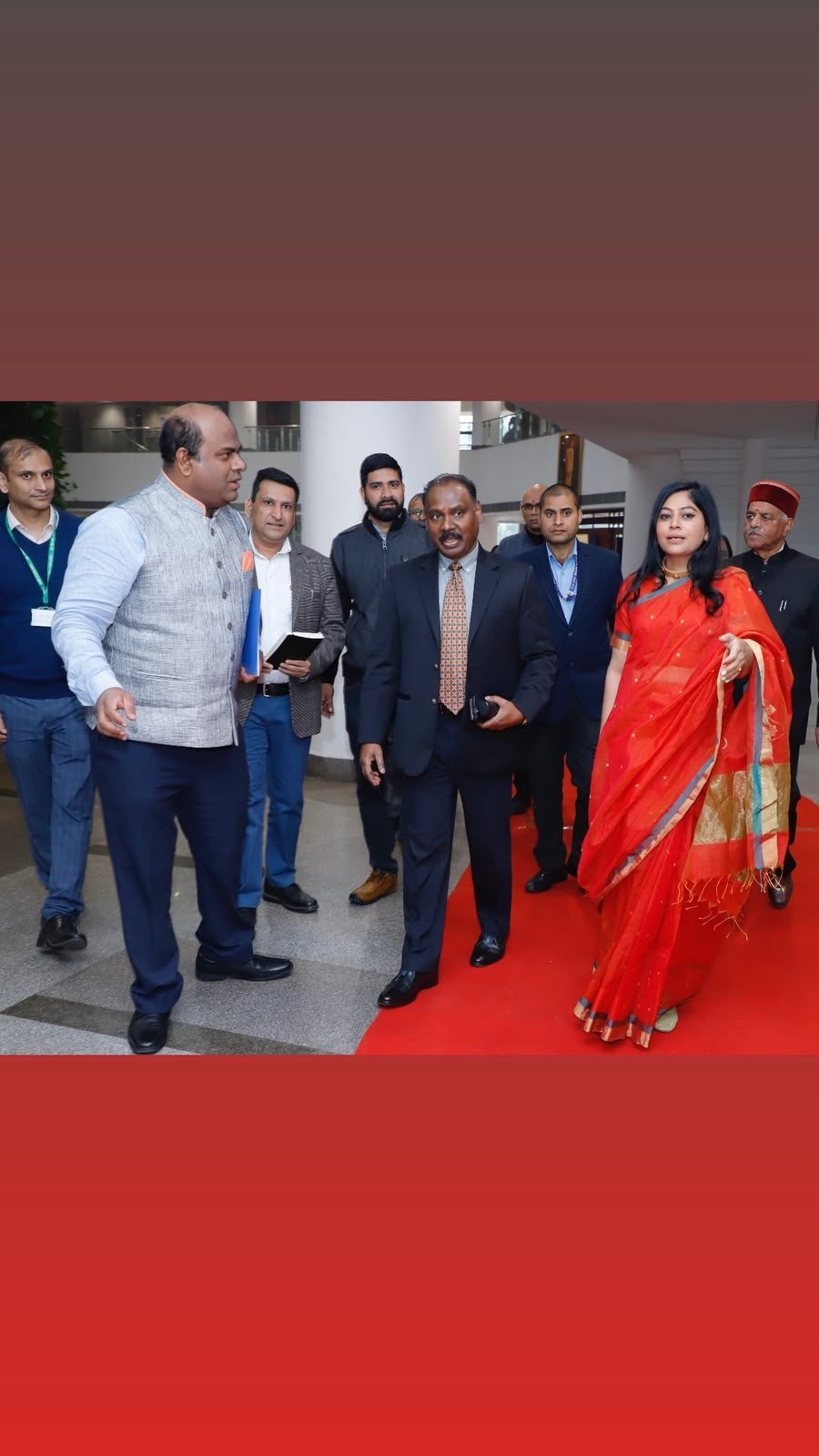 The Comptroller and Auditor General of India arriving at Chitranjali 2023