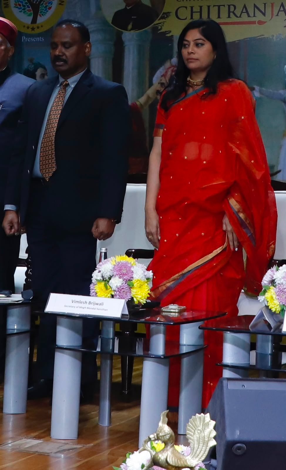 The Secretary of Megh Mandal Sansthan at Chitranjali 2023