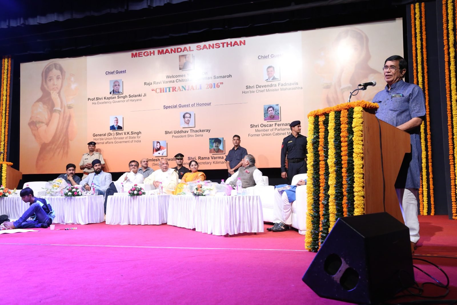Address from the podium at Chitranjali 2016