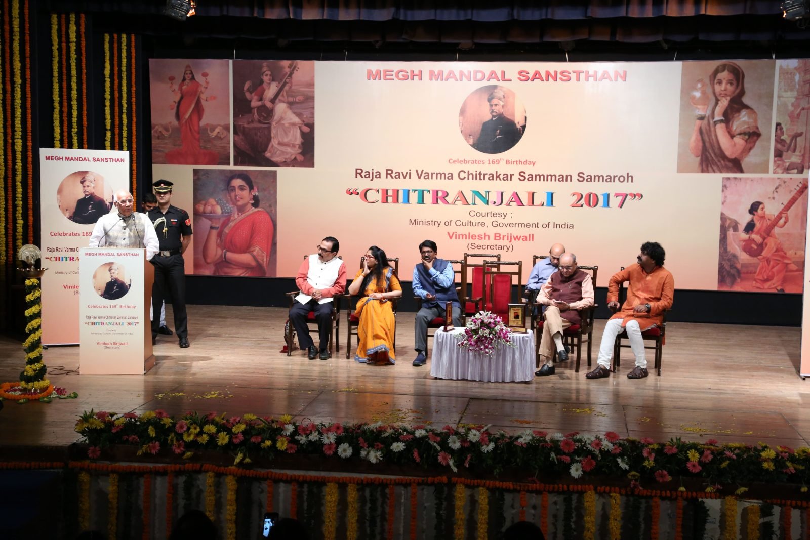 The full Chitranjali 2017 stage during the address