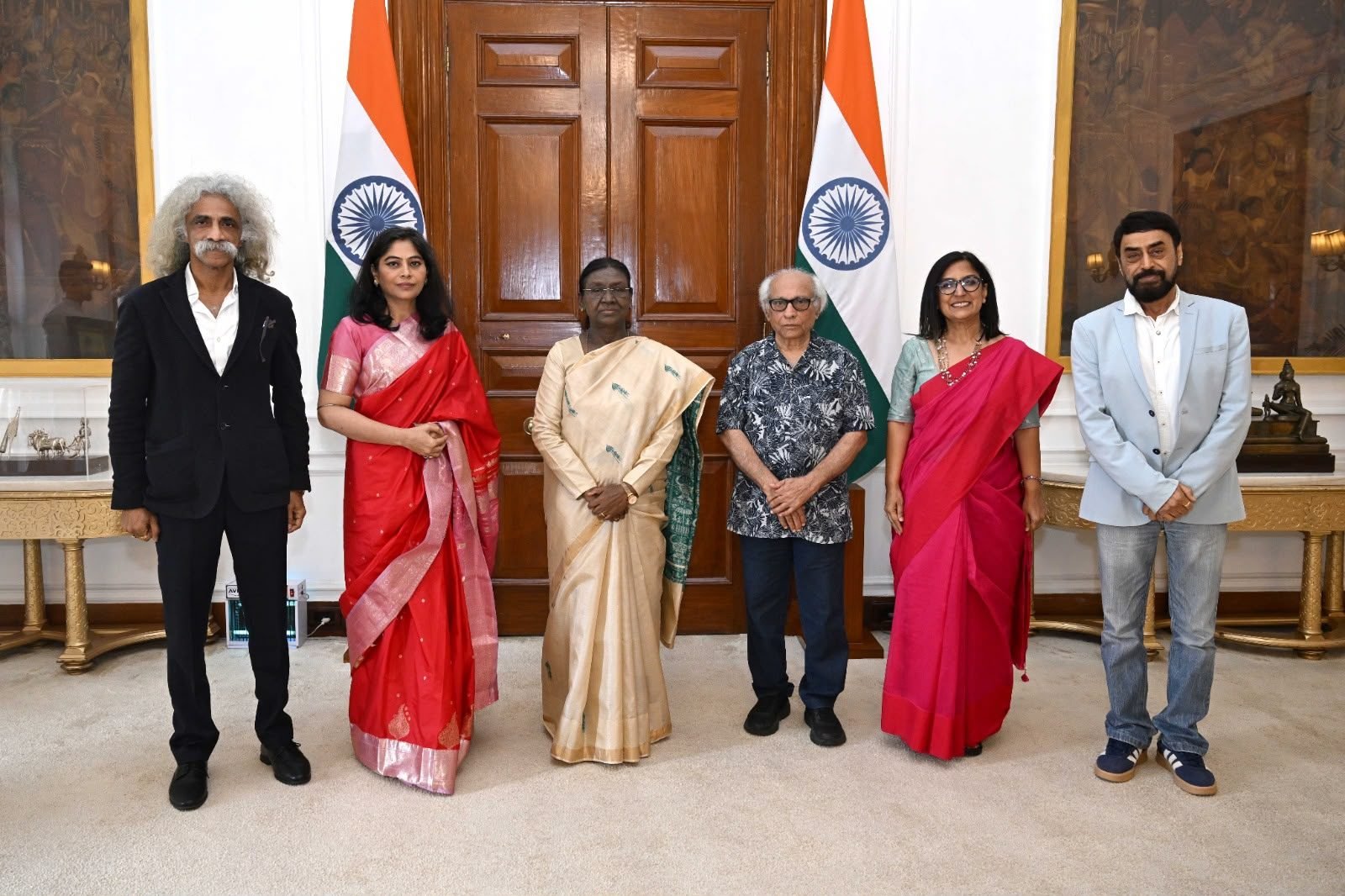 The Megh Mandal Sansthan delegation at a courtesy meeting in New Delhi